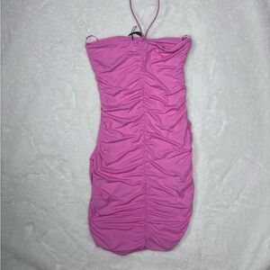 Zara Vibrant Pink Mini Dress